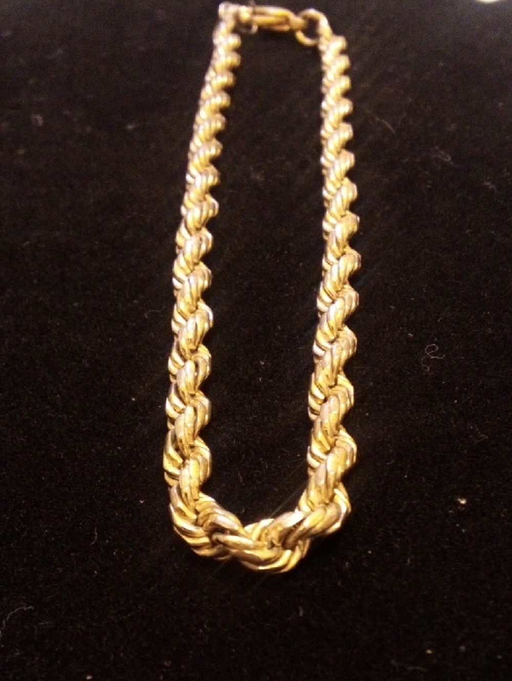 Gold Rope Chain Bracelet - Fashion Women Jewelry